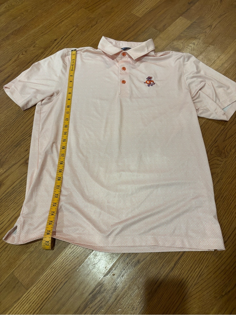 Cutter & Buck Men’s Clemson University Polo Shirt with Classic Tiger